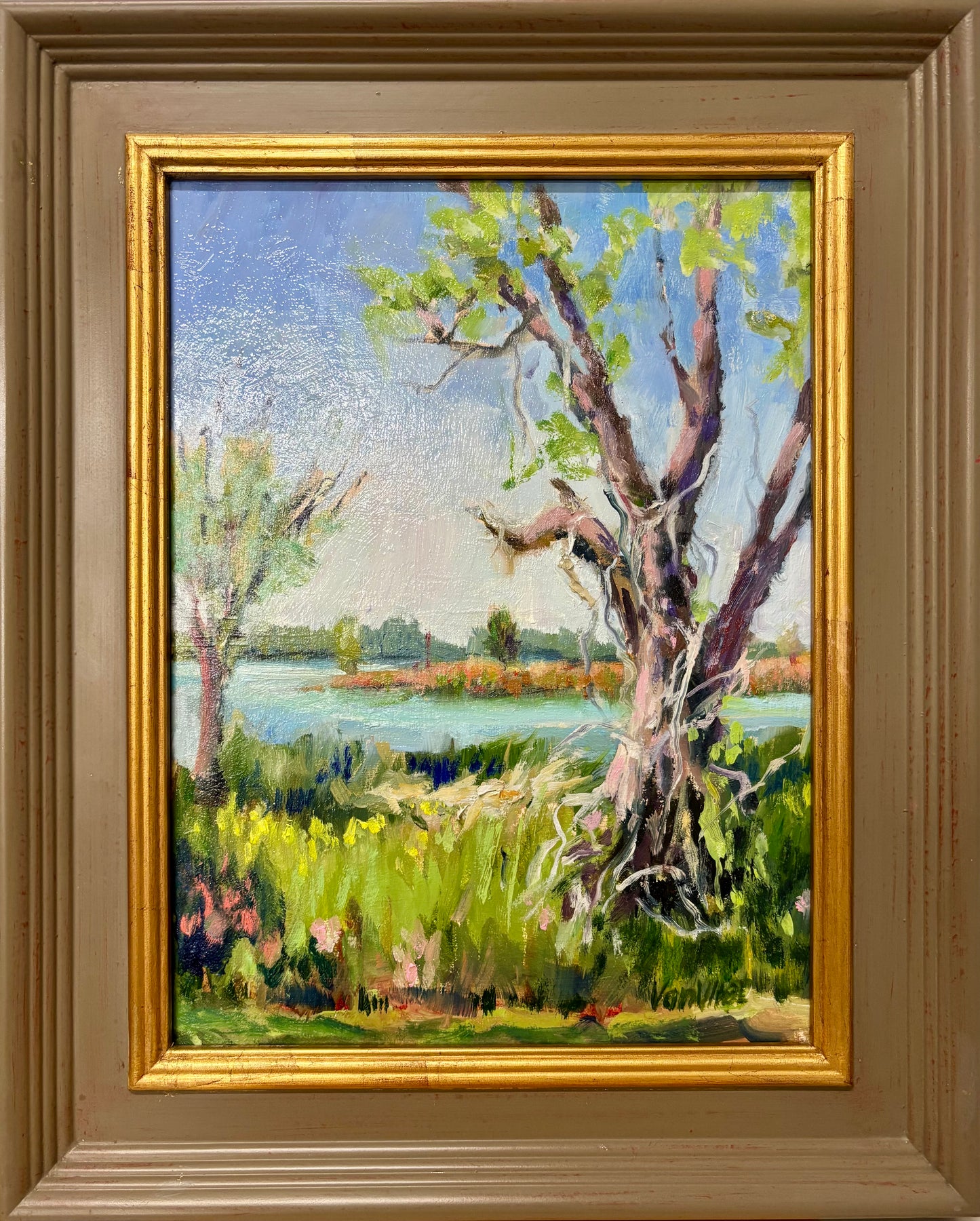 Barbara Van Vliet Lawson's Creek Walk 9x12