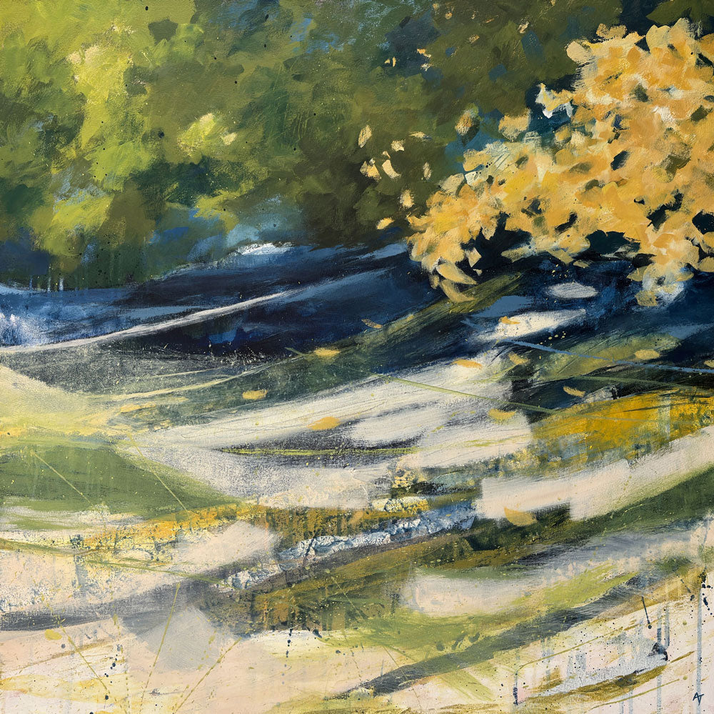 Ann Thompson Cicadas Singing 30 x 30