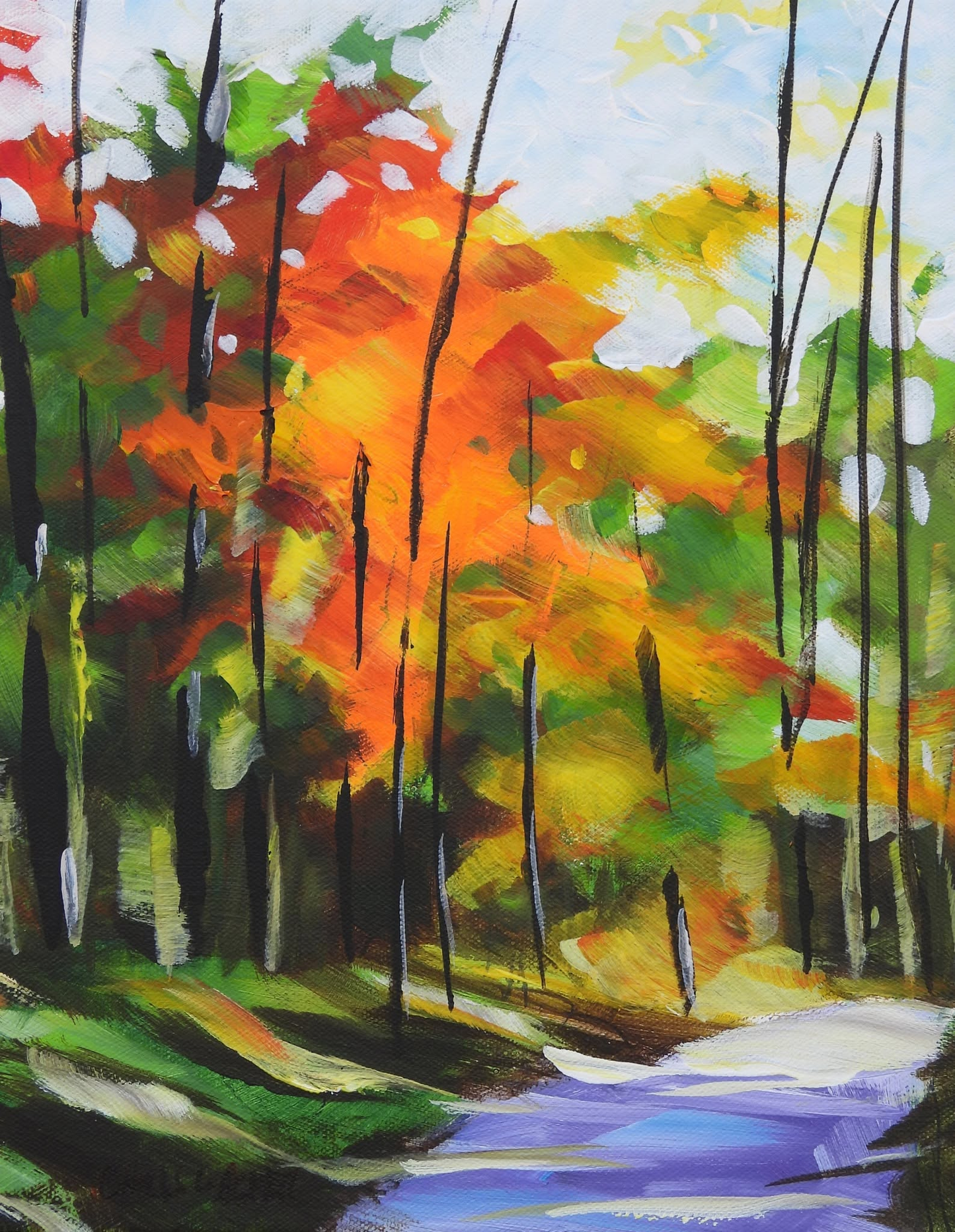 Chris Wagner Color By The Trail 11x14