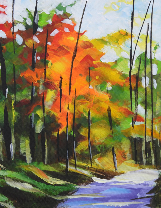 Chris Wagner Color By The Trail 11x14
