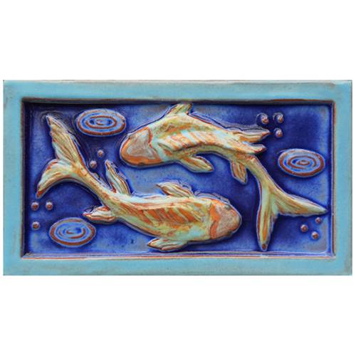 Two Koi🎨 Pottery🎨 Buy Art at Carolina Creations Gallery in Downtown New Bern🎨