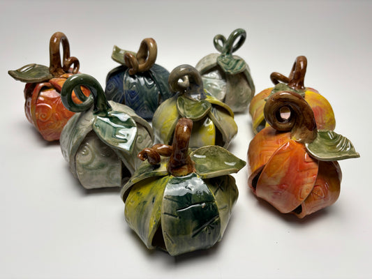 LCC Ceramic Watercolor Pumpkins