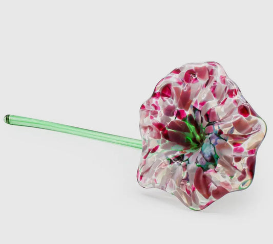 Handmade Glass Flowers | Raspberry