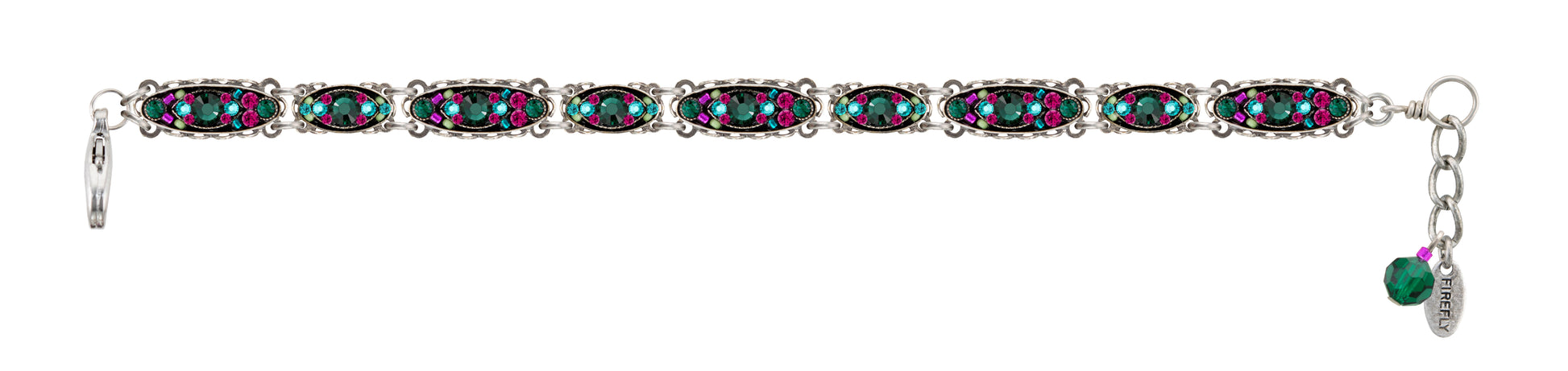 Sparkle Thin Crystal Bracelet Emerald🎨 Jewelry🎨 Buy Art at Carolina Creations Gallery in Downtown New Bern🎨