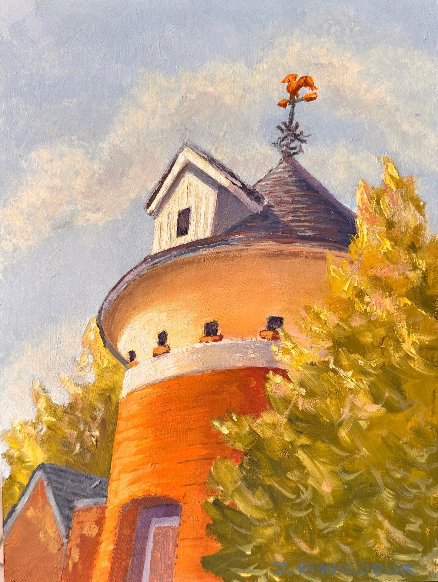 Janet Francoeur Dove Cote TP 9X12🎨 Janet Francoeur🎨 Buy Art at Carolina Creations Gallery in Downtown New Bern🎨
