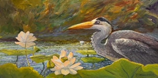 Jan Francoeur Keeping Watch🎨 Jan's Originals🎨 Buy Art at Carolina Creations Gallery in Downtown New Bern🎨