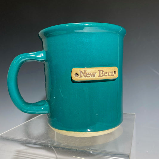 MudLOVE Jade New Bern Mug? Pottery? Buy Art at Carolina Creations Gallery in Downtown New Bern?