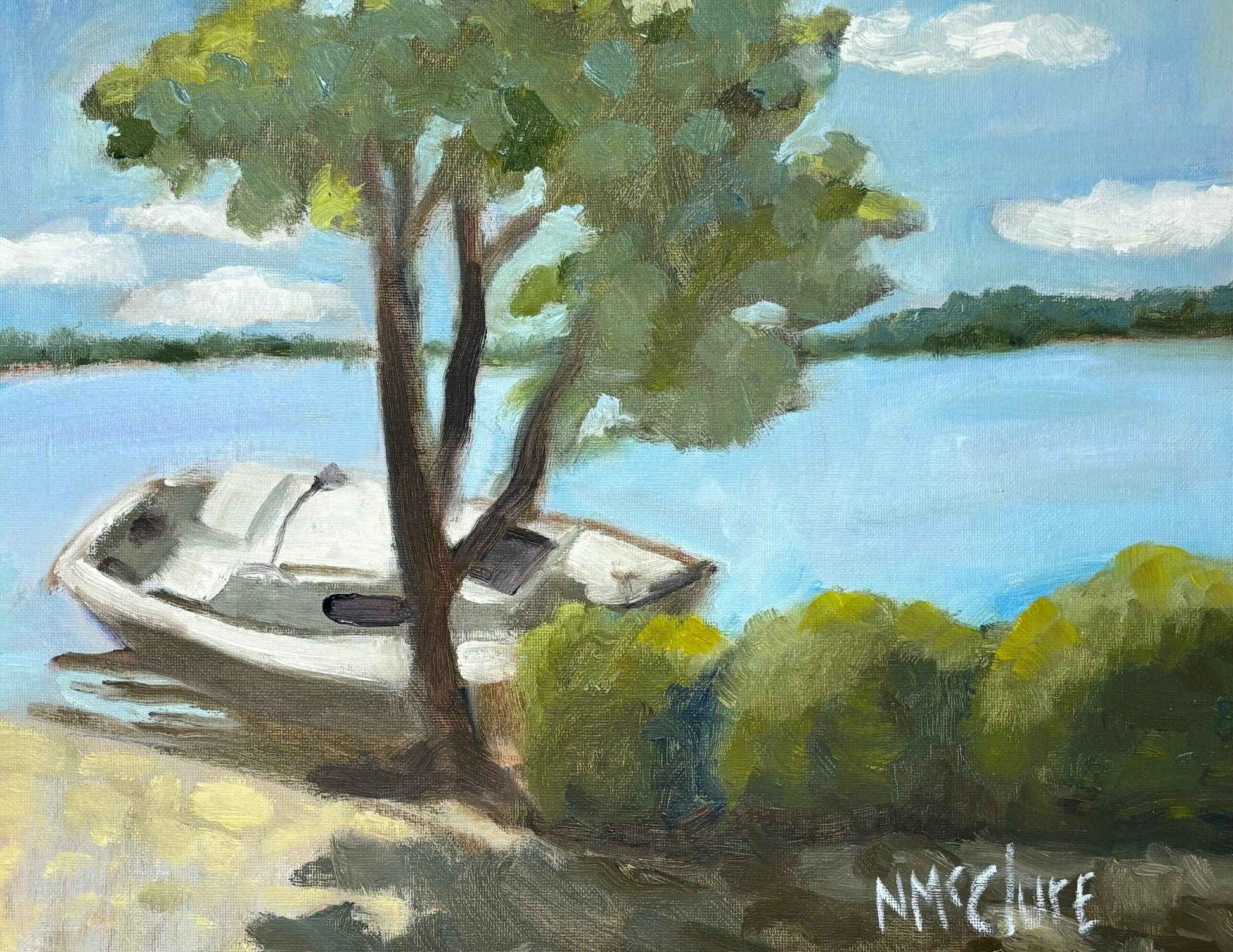 Nancy McClure Beached in NB 11X14🎨 Nancy McClure🎨 Buy Art at Carolina Creations Gallery in Downtown New Bern🎨