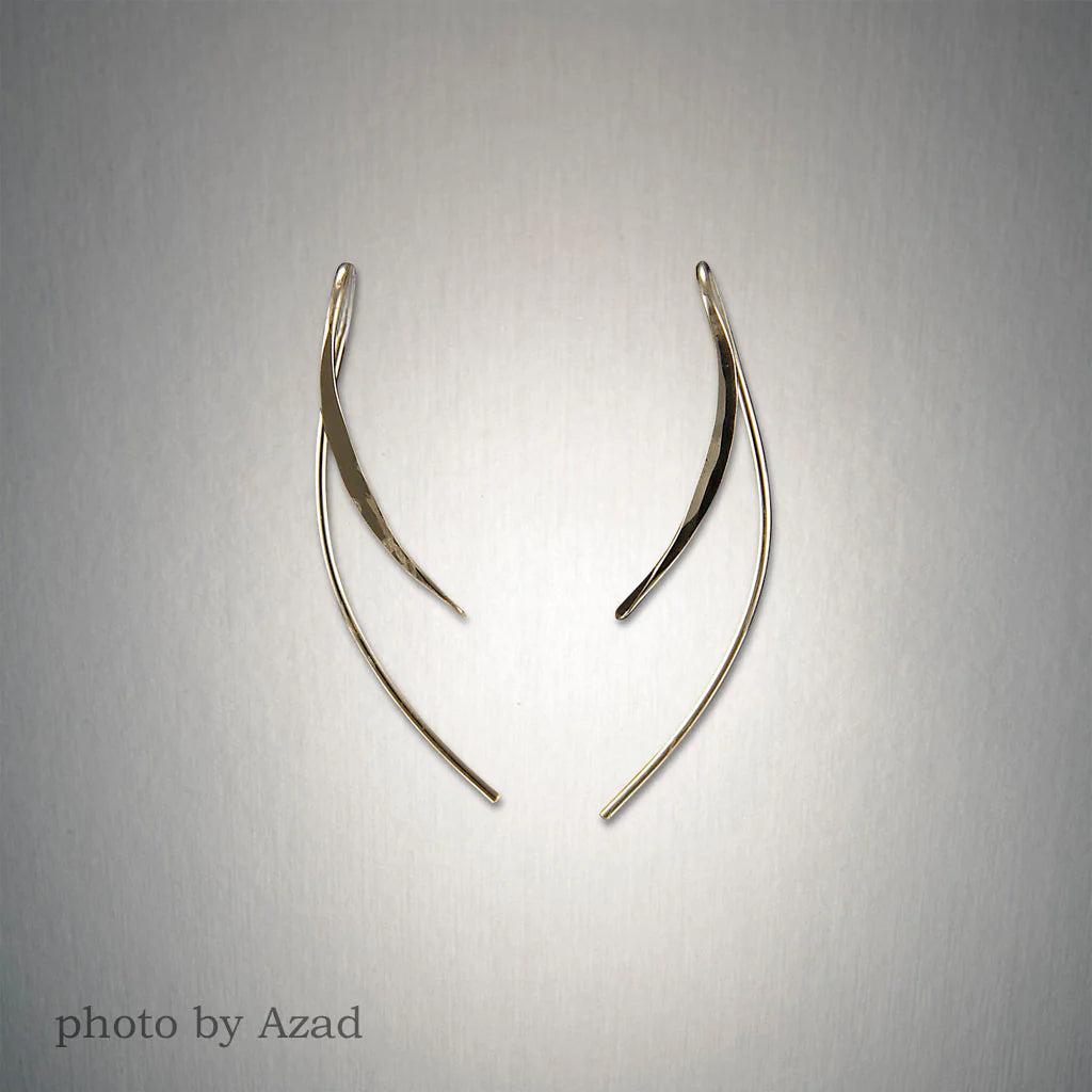 Gold/Copper Filled Parenthesis Earring