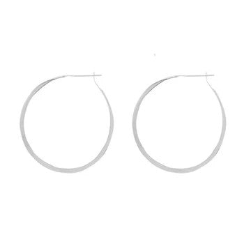 Sterling Silver Forged Hoops Med Earring🎨 Jewelry🎨 Buy Art at Carolina Creations Gallery in Downtown New Bern🎨