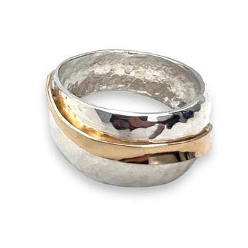 Mixed Metal Ring 7🎨 Jewelry🎨 Buy Art at Carolina Creations Gallery in Downtown New Bern🎨