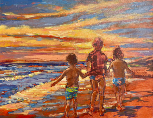 Pat McBride Copper Beach🎨 Pat McBride🎨 Buy Art at Carolina Creations Gallery in Downtown New Bern🎨