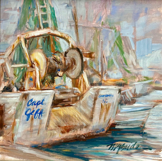 Pat McBride Capt Jeff🎨 Pat McBride🎨 Buy Art at Carolina Creations Gallery in Downtown New Bern🎨