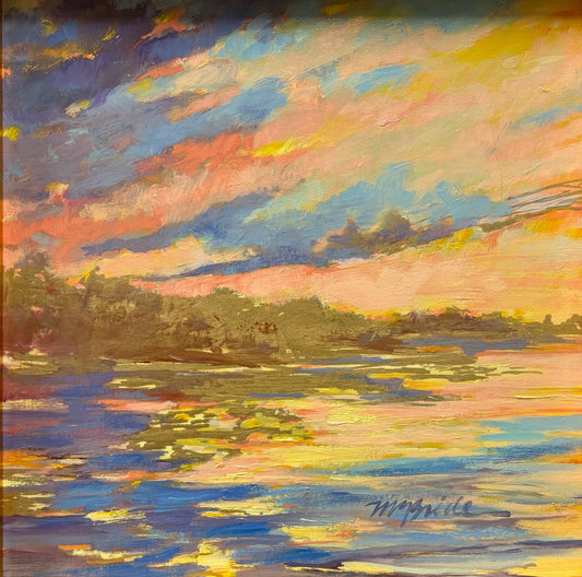 Pat McBride Liquid Gold🎨 Pat McBride🎨 Buy Art at Carolina Creations Gallery in Downtown New Bern🎨