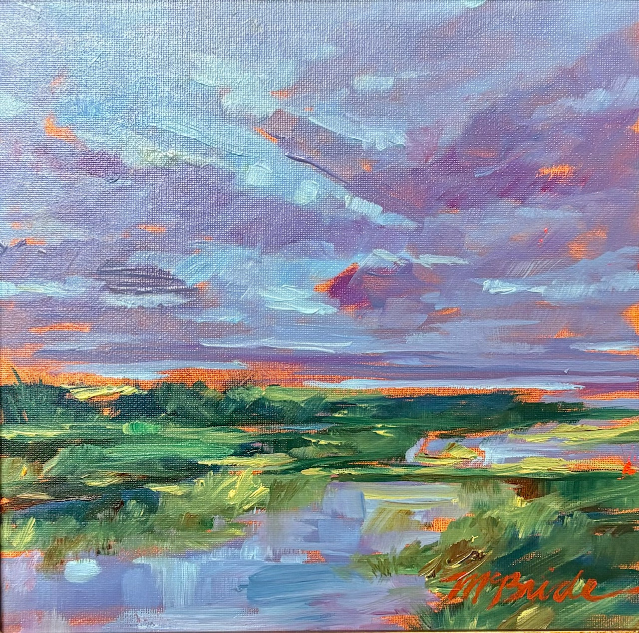 Pat McBride Southern Marsh🎨 Pat McBride🎨 Buy Art at Carolina Creations Gallery in Downtown New Bern🎨