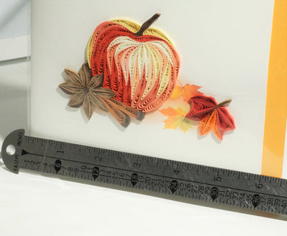 Quill Quilling Card Shadow Box Black Frame