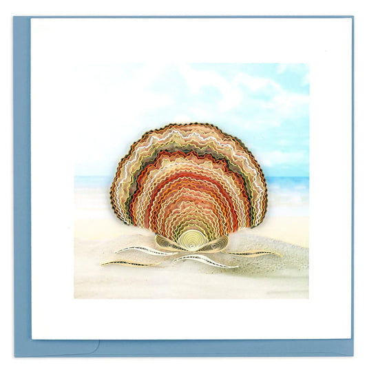 Quill Scallop Shell Quilling Card