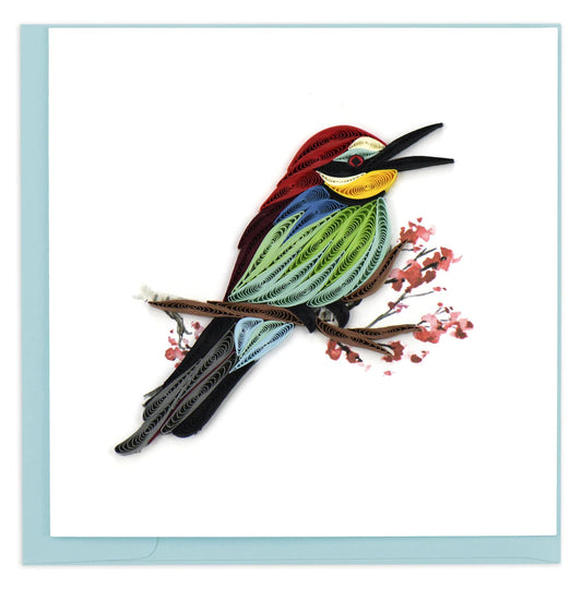 Quill Bee-eater Quilling Card
