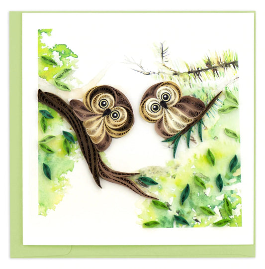 Quill Owlets Quilling Card