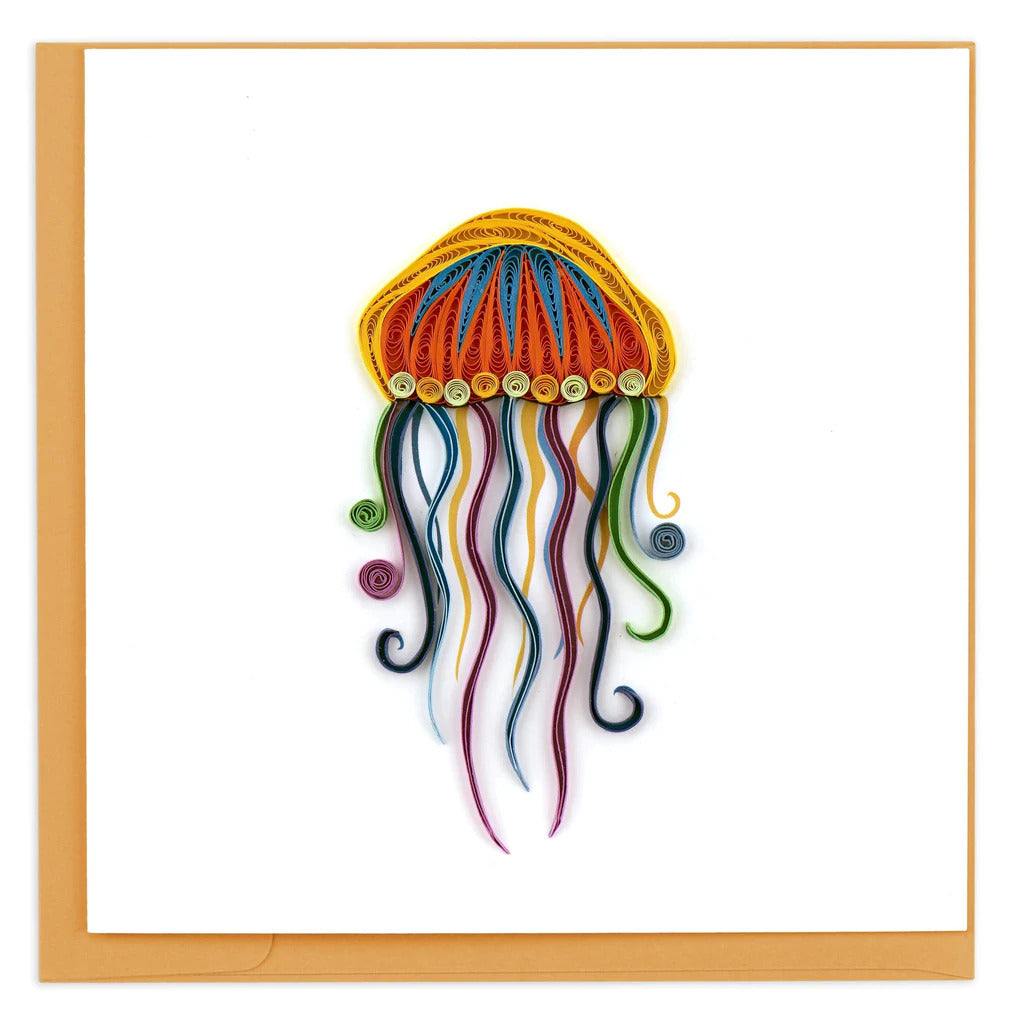 Quill Jellyfish Quilling Card