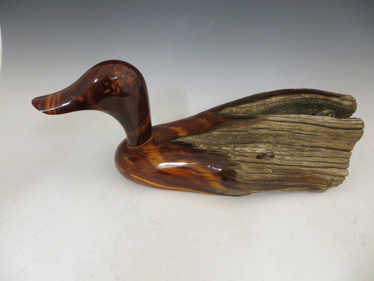 Large Duck Cedar🎨 Wood🎨 Buy Art at Carolina Creations Gallery in Downtown New Bern🎨