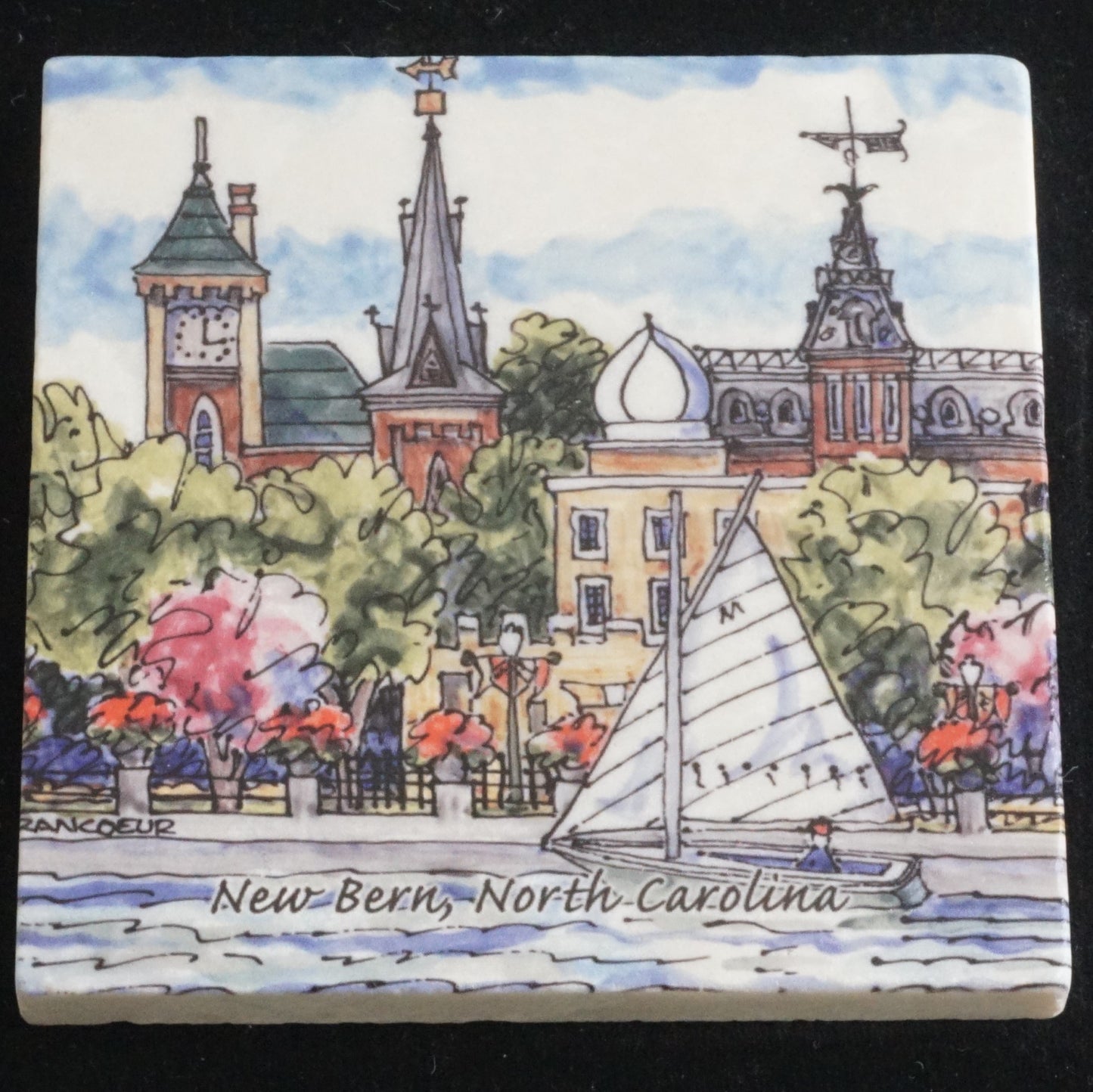 East Front St Coaster🎨 Gifts🎨 Buy Art at Carolina Creations Gallery in Downtown New Bern🎨