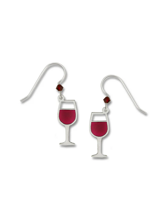 Earring Red Wine