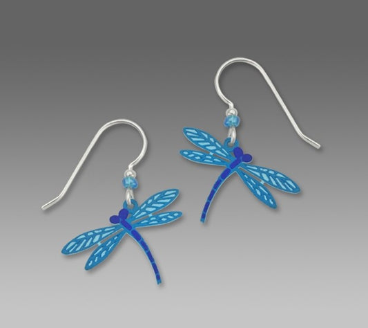 Earring Dragonfly Blue