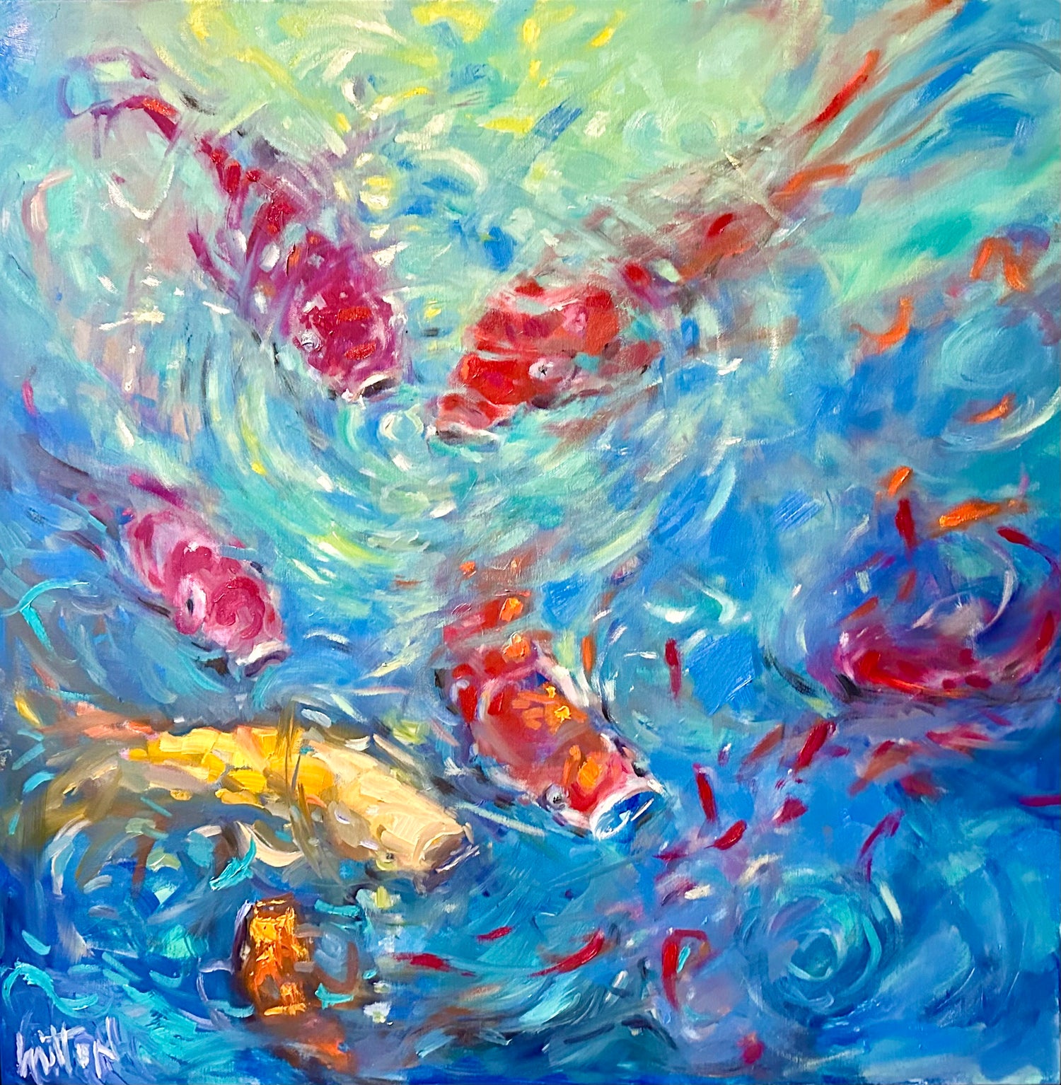 Sally Sutton Catch Me If You Can🎨 Sally Sutton🎨 Buy Art at Carolina Creations Gallery in Downtown New Bern🎨
