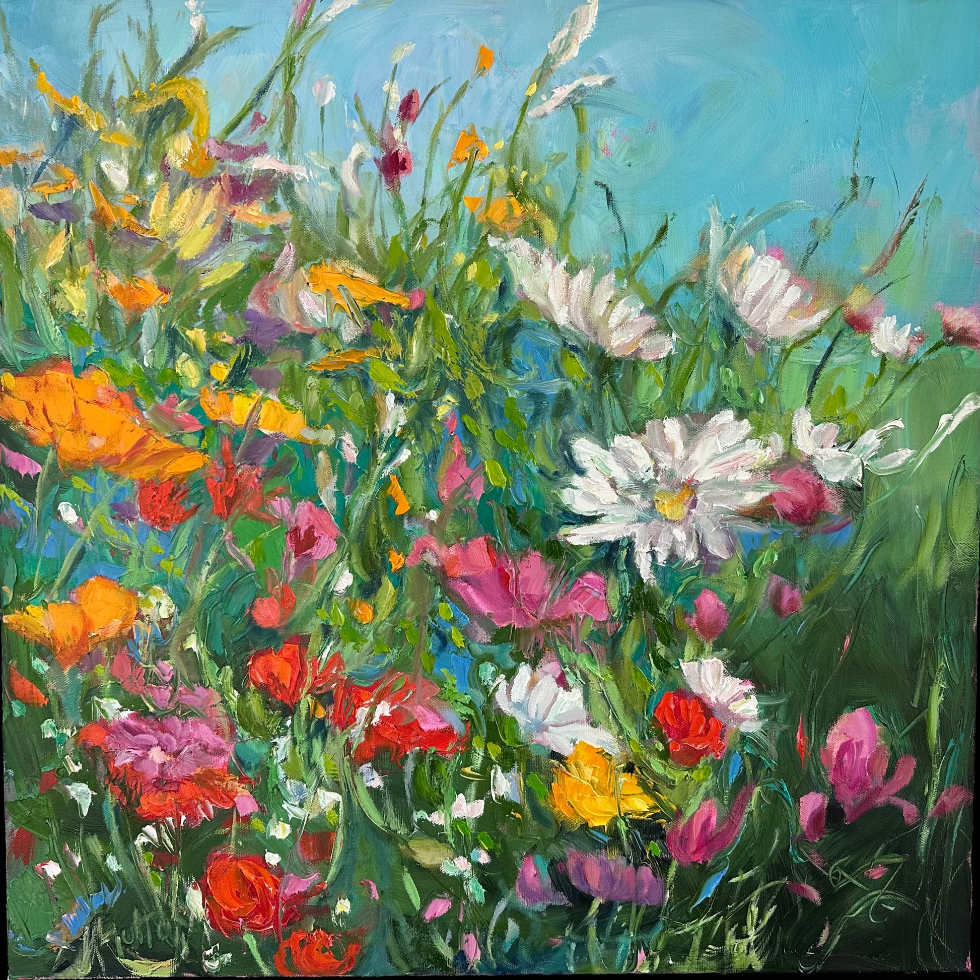 Sally Sutton Dance of the Flowers🎨 Sally Sutton🎨 Buy Art at Carolina Creations Gallery in Downtown New Bern🎨