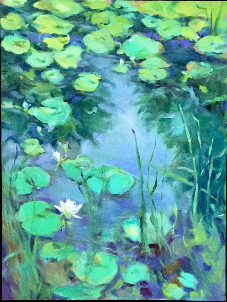 Sally Sutton Placid Pool🎨 Sally Sutton🎨 Buy Art at Carolina Creations Gallery in Downtown New Bern🎨