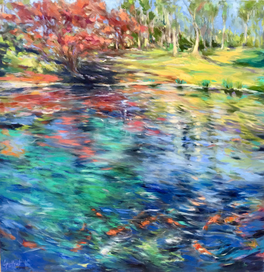 Sally Sutton Sparkling Day🎨 Sally Sutton🎨 Buy Art at Carolina Creations Gallery in Downtown New Bern🎨