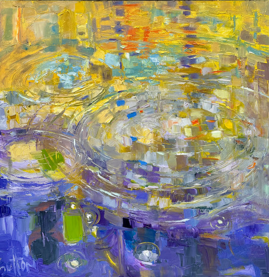Sally Sutton Swirling Thoughts 30x30