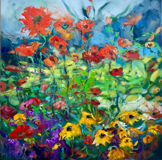 Sally Sutton Wildflowers🎨 Sally Sutton🎨 Buy Art at Carolina Creations Gallery in Downtown New Bern🎨