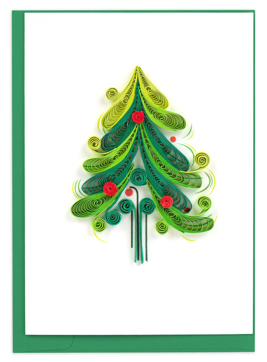 Christmas Tree Gift Enclosure Mini Card🎨 🎨 Buy Art at Carolina Creations Gallery in Downtown New Bern🎨
