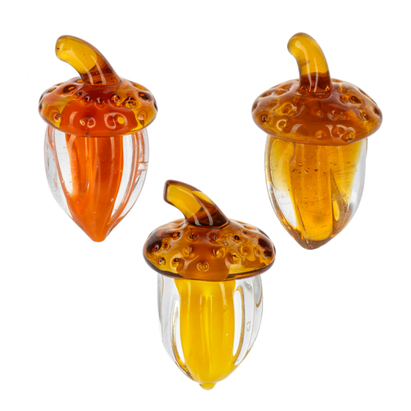Mini Glass Acorn