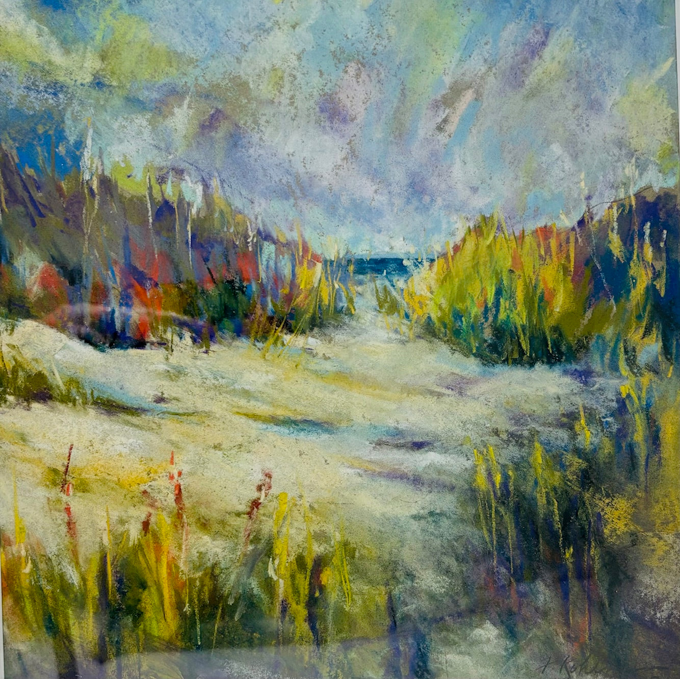 Fran Kohlmeier Escape To the Dunes? Fran Kohlmeier? Buy Art at Carolina Creations Gallery in Downtown New Bern?