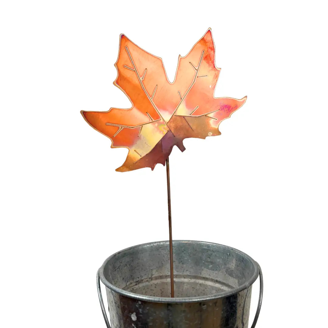 Maple Leaf Garden Stake
