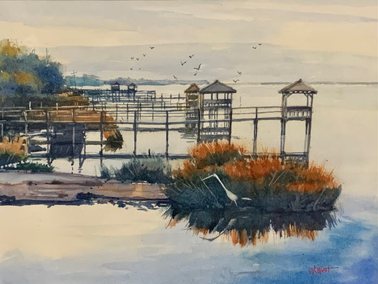 William West Morning Hunter Duck 27X23🎨 William West🎨 Buy Art at Carolina Creations Gallery in Downtown New Bern🎨