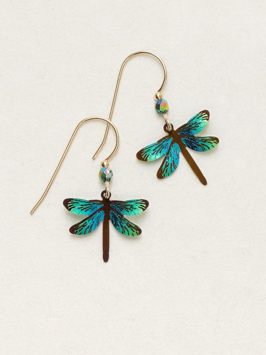 Holly Yashi Turq Dragonfly Dream Ear🎨 Jewelry🎨 Buy Art at Carolina Creations Gallery in Downtown New Bern🎨