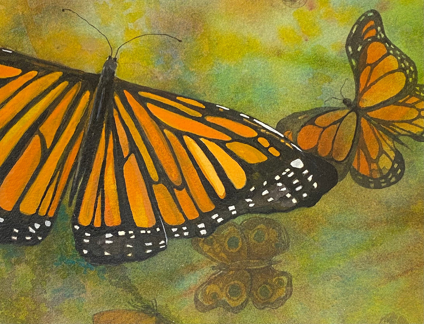Barbara Rohde Original Butterfly Garden🎨 Barbara Rohde🎨 Buy Art at Carolina Creations Gallery in Downtown New Bern🎨
