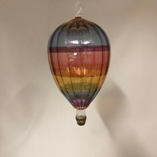 Salusa Glassworks Hot Air Balloon🎨 Glass🎨 Buy Art at Carolina Creations Gallery in Downtown New Bern🎨
