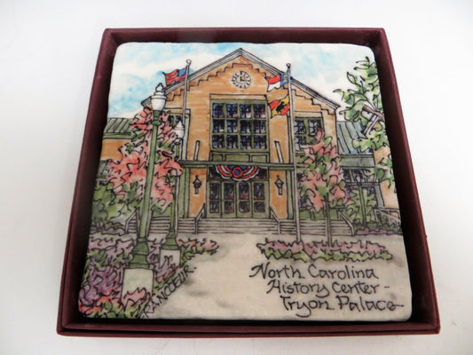 Screen History Center Coaster🎨 Gifts🎨 Buy Art at Carolina Creations Gallery in Downtown New Bern🎨