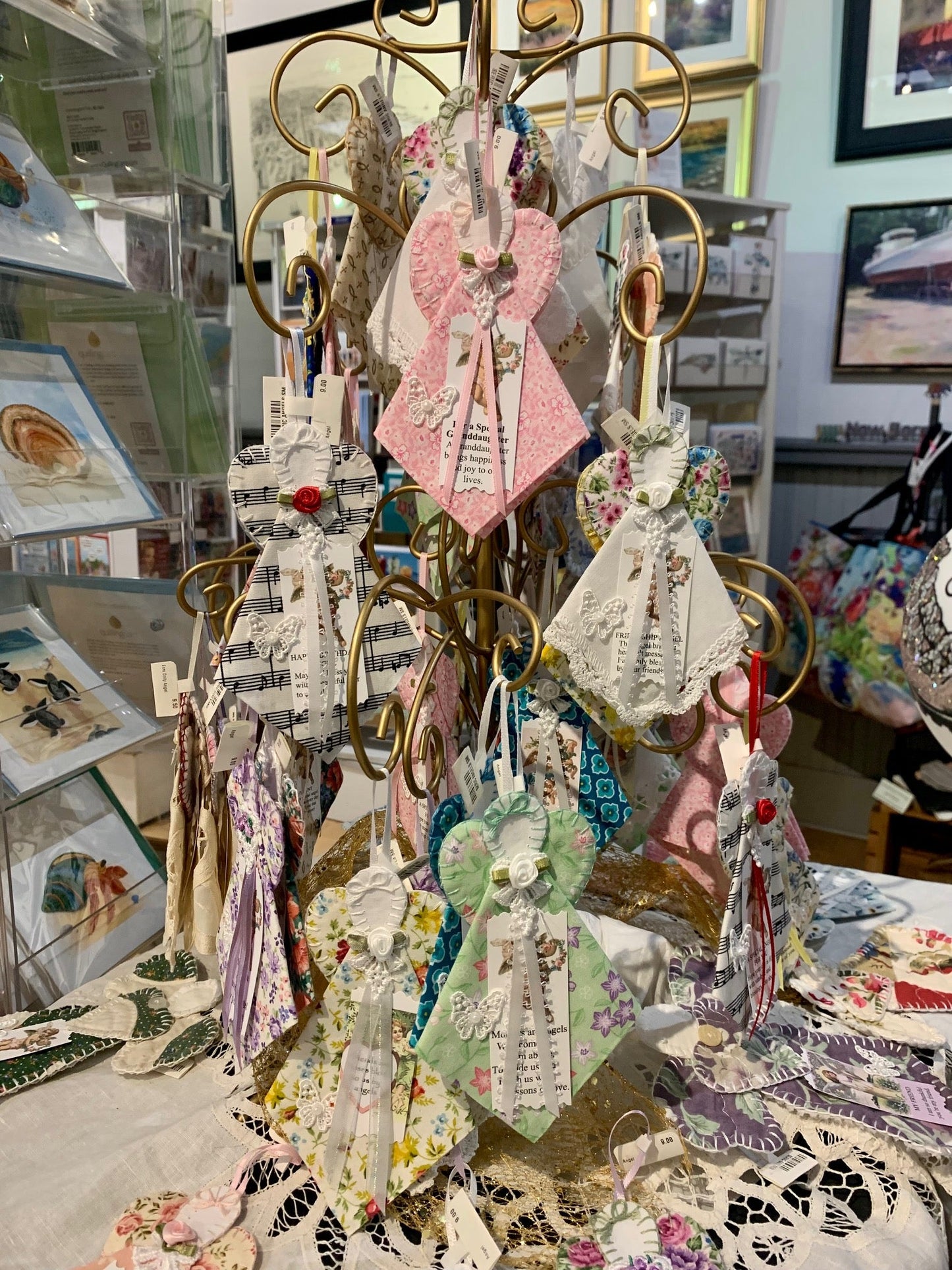 Angels Handmade in New Bern, NC🎨 Gifts🎨 Buy Art at Carolina Creations Gallery in Downtown New Bern🎨