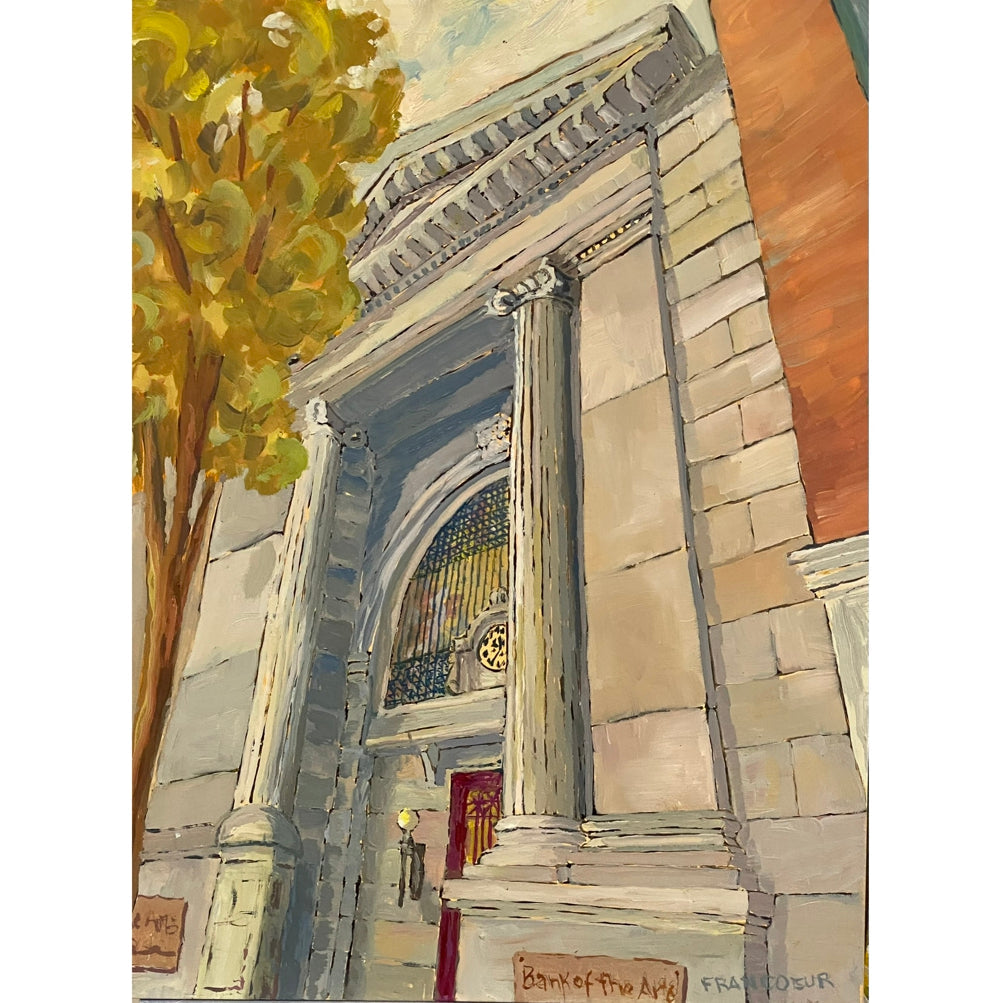 Janet Francoeur Original Bank of the Arts from Looking Up Series🎨 Jan's Originals🎨 Buy Art at Carolina Creations Gallery in Downtown New Bern🎨