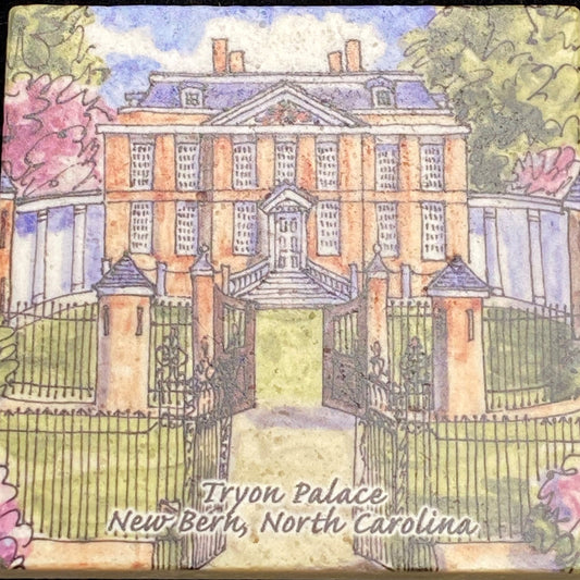 Screen Tryon Palace Coaster🎨 Gifts🎨 Buy Art at Carolina Creations Gallery in Downtown New Bern🎨