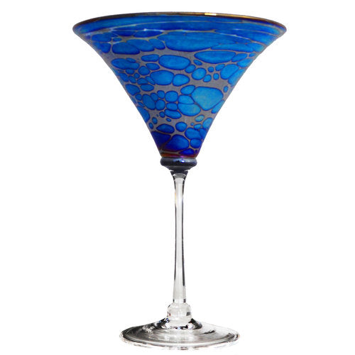 Romeo Glass Silver Spider Martini Glass