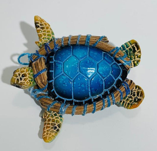 Blue Pine Art Sea Turtle