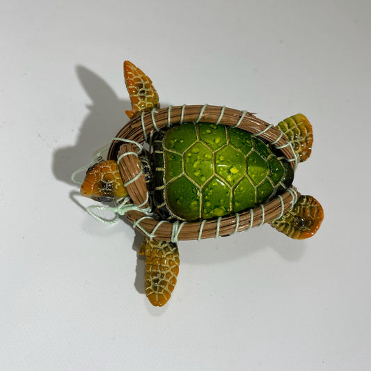 Green Pine Art Sea Turtle🎨 Pottery🎨 Buy Art at Carolina Creations Gallery in Downtown New Bern🎨