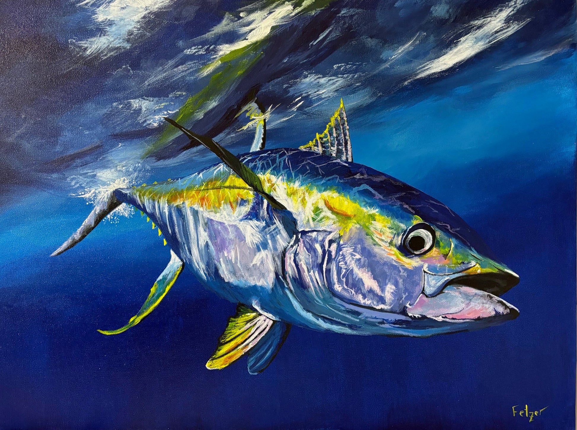 Kevin Fetzer Ahi🎨 Kevin Fetzer🎨 Buy Art at Carolina Creations Gallery in Downtown New Bern🎨